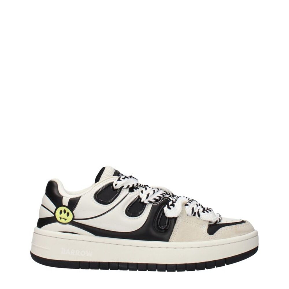 Barrow Beige Leather Women's Sneakers